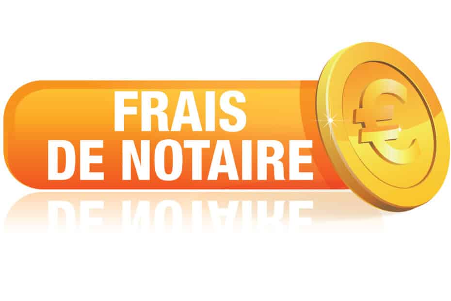 frais de notaire marchand de biens